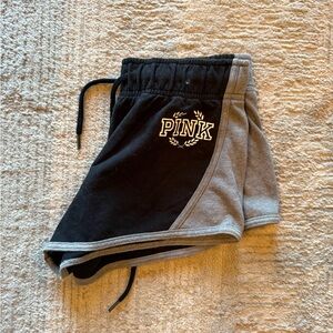 PINK Victoria's Secret Women's Black and Gray Shorts